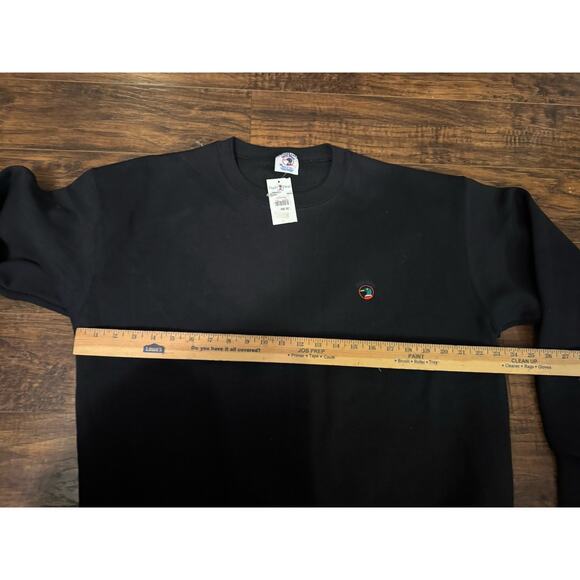 Vintage 90s Duck Head Men's Embroidered Black Crewneck Sweatshirt Sz:XL - Picture 5 of 5